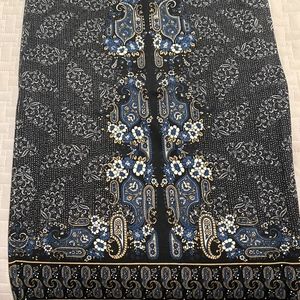 Long cotton fitted Skirt